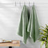 Amazon Basics Quick-Dry Bath Towels - 100% Cotton, 2-Pack, Seafoam Green