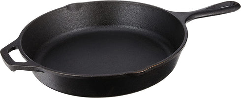 Lodge Wildlife Series-10.25" Cast Iron Skillet with Deer Scene, 10.25", Black