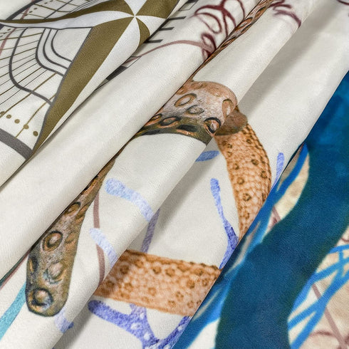Bathroom Shower Curtain Sea Turtle Ocean Shower Curtains Fabric Waterproof Creature Landscape Beach Themed Bathroom Decor 72 X 72 Inches