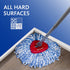 O-Cedar EasyWring RinseClean Spin Mop Microfiber Refill, Blue