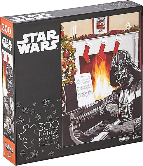 Buffalo Games Star Wars - A Very Vader Christmas - 300 Large Piece Jigsaw Puzzle Multi, 21.25"L X 15"W