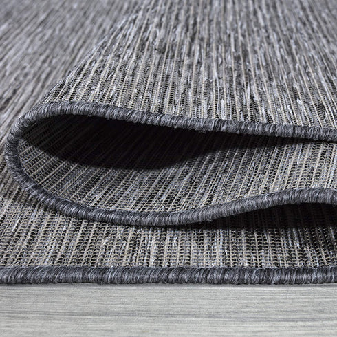 Sweet Home Stores Reversible Indoor/Outdoor Runner Rug, 2X5, Grey, SH-SUN2003-2X5