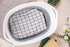 Clothes Towel Storage Basket Soft Nursery Cotton Rope Basket with Handles Toy Basket Shallow Cute Pet Toy Storage Bin Home Storage Woven Basket for Living Room