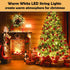 XUNXMAS 800 LED Christmas String Lights Indoor Outdoor 272ft Super Long Warm White Christmas Tree Lights, 8 Lighting Modes UL Certified Waterproof Fairy Lights for Christmas Patio Party Decor