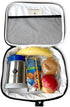 Fenrici Cheetah Lunchbox for Boys, Girls, Kids Insulated Lunch Bag, Perfect for Preschool, K-6, Soft Sided Compartments, Spacious, BPA Free, Food Safe,10.8in x 9.2in x 3.8in (Cheetah Print)