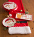 DII Winter Season Dishware Holiday Baking, Cookie Plate, 8.3x8.3", Santa