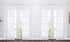 NICETOWN 4 Pieces Sheer White Curtains 84 - Window Treatment Rod Pocket Tulle Voile Drape/Panel Sets for Patio Door (4 Panels, W60 x L84)