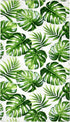 100 Tropical Palm Leaf Guest Napkins 3 Ply Disposable Paper Hawaiian Luau Green Leaves Dinner Hand Napkin for Bathroom Powder Room Wedding Holiday Jungle Birthday Party Baby Shower Decorative Towel
