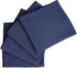 Homaxy Premium Microfiber Waffle Weave Kitchen Towels, 16 x 28 Inch Ultra Absorbent and Solid Color Dish Towels, 4 Pack, Navy Blue