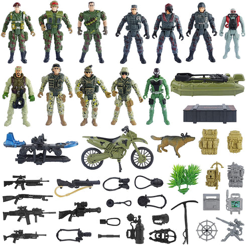JOYIN 2021 Advent Calendar Kids Christmas 24 Days Countdown Calendar Toys for Kids with Military Army Man
