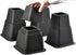 Home-it Adjustable Bed Risers or Furniture Riser bed lifts in Heights of 8, 5 or 3 Inches Heavy Duty Set of 4 bed riser