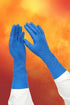 Adenna HER008 Hero 14 mil Latex Powder Free Exam Gloves (Blue, X-Large) Box of 50