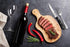 Premium 8-Piece German High Carbon Stainless Steel Serrated Steak Knife Set, Full Tang Steak Knives