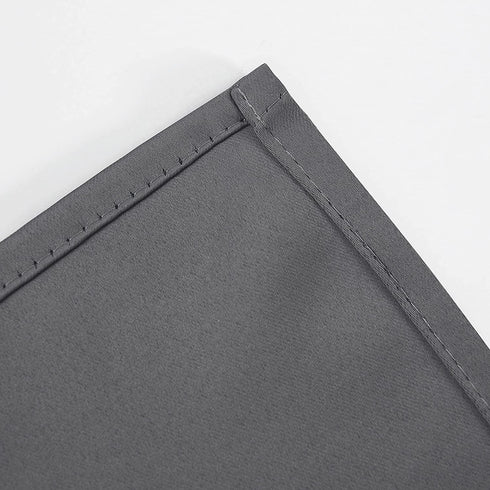 LEMOMO Grey Blackout Curtains 42 x 63 Inch Length/Set of 2 Curtain Panels/Thermal Insulated Room Darkening Blackout Curtains for Bedroom
