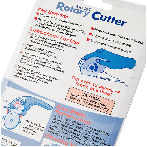 Martelli Rotary Cutters (Right Hand, 45mm)