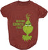 Grinch for Pets Grinch Resting Grinch Face Dog T-Shirt, X-Large | Christmas Dog Tee for Large Dogs, Green