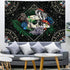 Skull Tapestry Colorful Mushroom Tapestry Constellation Tapestry Black Starry Tapestry Trippy Tarot Tapestry Wall Hanging for Room (59.1 x 82.7 inches)