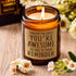 Lavender Scented Candles - Inspirational Gifts Thank You Gifts for Women, Relaxing Birthday Gifts for Friend Female, Mom, Girlfriend, Sister, Daughter, Her, Best Friend, Coworker