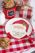 DII Winter Season Dishware Holiday Baking, Cookie Plate, 8.3x8.3", Santa