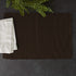 DII 100% Cotton Basic Ribbed Placemat Set, Dark Brown, 13x19, 6 Piece