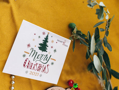 Heart's Sign Set of 3 Babys First Christmas Ornament 2021 | My First Christmas Baby Ornament | Our First Christmas as Mom & Dad Engraved Family Ornament | My First Christmas Tree