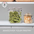 Oggi Clear Canister, 150-Ounce