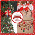 Purpeak 24 Pieces Christmas Guitar Ornaments Christmas Wooden Guitar Model Xmas Tree Guitar Hanging Decorations Christmas Wood Musical Instrument Ornaments for Christmas Party Home Wall Decor Supplies