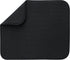 Envision Home Absorbent, Reversible Microfiber Dish Drying Mat for Kitchen, 16 Inch x 18 Inch, Black