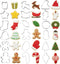 Wilton Holiday Shapes Metal Christmas Cookie Cutter Set, 18-Piece