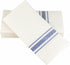 ClassicPoint Dinner Napkins - Blue Bistro Stripe - Decorative & Disposable - Soft, Absorbent & Durable (15.5"x15.5" - Pack of 50)