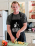ApronMen, Just A Cape Apron, Professionally Printed Funny BBQ Grilling Aprons for Men - Adjustable One Size Fits All