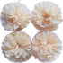 Super Exfoliating Home Spa Weave Loofah Shower Sponge Pouf Mesh Brush - Bath Spa Puff Scrubber Ball - Face Body Poof - Rich Foams Bubble?4.7" Each? Pack of 4