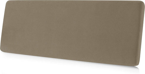 CHUN YI Stretch Couch Cushion Cover Suitable for 3 Settee, Sofa Seat Slipcover with Spandex Jacquard Fabric(Large,Sand)