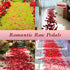 2000 Pcs Artificial Flower Petals Silk Rose Petals Decorations for Weddings,Romantic Night,Party, Table, Dining Room, Valentine's Day Flower Decor (Gold, 2000)