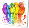 SHALYSONG Mouse pad Small Computer Mouse pad, Watercolor Parrot Mouse pad, Non-Slip Rubber Mouse pad with Personalized Animal Custom Design