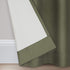 ECLIPSE Kendall Modern Blackout Thermal Rod Pocket Window Curtain for Bedroom or Living Room (1 Panel), 42" x 95", Artichoke