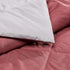 Amazon Basics Reversible, Lightweight Microfiber Comforter Blanket - Twin/Twin XL, Burgundy / Gray