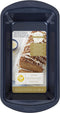 Wilton Non-Stick Diamond-Infused Navy Blue Loaf Baking Pan, 9 x 5-inch