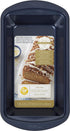 Wilton Non-Stick Diamond-Infused Navy Blue Loaf Baking Pan, 9 x 5-inch