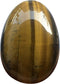 favoramulet Polished Stone Egg for Easter Day, Palm/Pocket/Worry Enegry Healing Crystal Display Sphere Figurine Fengshui, Tiger's Eye Stone 1.8" x 1.3"