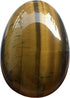 favoramulet Polished Stone Egg for Easter Day, Palm/Pocket/Worry Enegry Healing Crystal Display Sphere Figurine Fengshui, Tiger's Eye Stone 1.8" x 1.3"