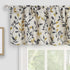 Inselnwald Tree Leaves Linen Kitchen Valance, Small Window Curtain Valance for Bathroom Dining Room Living Room Bedroom Rod Pocket 54 by 18 Inches Mustard Yellow