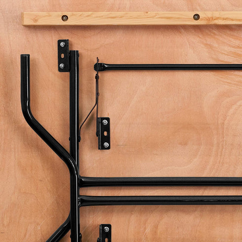 Flash Furniture 4-Foot Square Wood Folding Banquet Table