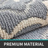 DEXI Indoor Door Mat, 32"x20" Non-Slip Low-Profile Entrance Rug, Absorbent Machine Washable Front Doormats for Back Door, High Traffic Areas, Grey