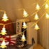 Christmas Lights,19.68 ft 40 led Battery Operated Christmas Tree Lights for Bedroom Patio Room Garden Party Home Christmas Decor Indoor Outdoor Christmas Tree Decorations Warm White