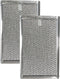 2-Pack Air Filter Factory Replacement For Frigidaire FGMV174KFA Microwave Oven 12-Layer Aluminum Grease Filters