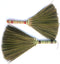 Natural Grass Asian Duster Whisk Broom 16 inch Tall Dustpan Brush Wooden Handmade Thai Bamboo Handle Sweeper for Dusting,Length 16inch x Wide 12inch