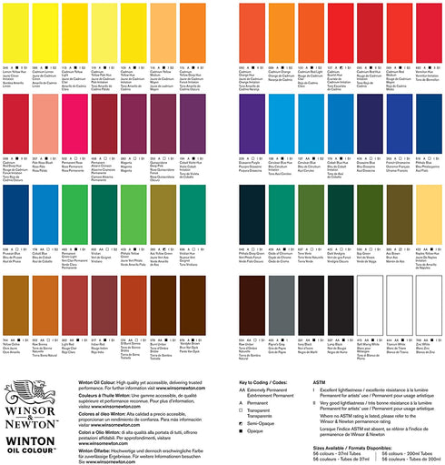 Winsor & Newton 1437405‹ Winton Oil Color Paint, 200-ml Tube, Dark Verdigris