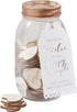 Ginger Ray Wishing Jar & Wooden Hearts Alternative Wedding Guest Book - Beautiful Botanics