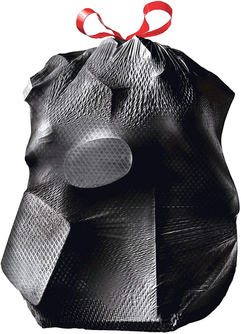 Glad ForceFlexPlus Drawstring Large Trash Bags - 30 Gallon, 50 Ct (Package May Vary)